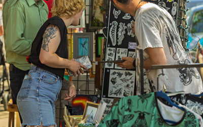Make Music Edmonton event at 124 St.